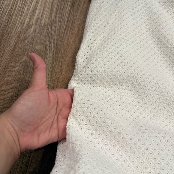 Paule Ka Sheath Dress Womens Sz 42 (US 10) White Eyelet Cotton Capsule Designer - Picture 7 of 12